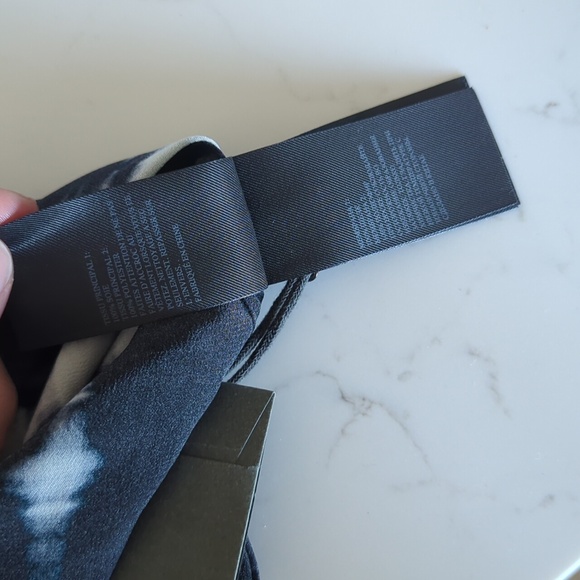 All Saints Raina Hex Tunic Dress Oversized Fit 100% Silk - Picture 7 of 8